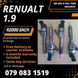 Renault Megane 1.9 Injectors For Sale With Warranty