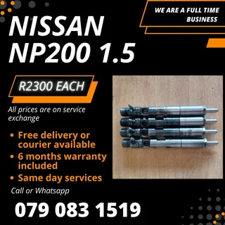 Nissan Np200 1.5 Injectors For Sale With Warranty