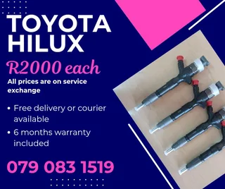 Toyota Hilux Injectors For Sale With Warranty Included