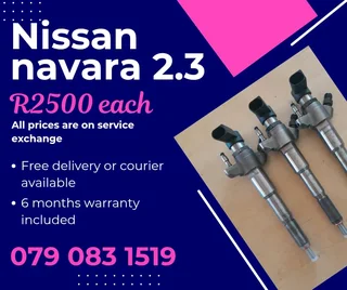 Nissan Navara 2.3 Injectors For Sale With Warranty