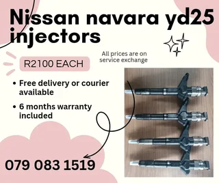 Nissan Navara Yd25 Injectors For Sale With Warranty Included