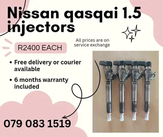 Nissan Qasqai 1.5 Injectors For Sale With Warranty