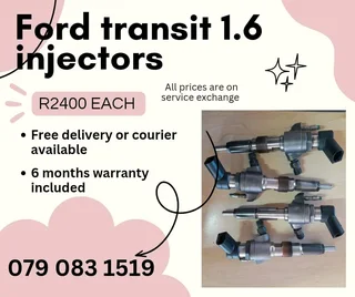 Ford Transit 1.6 Injectors For Sale With Warranty Included