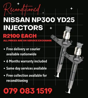 Nissan Np300 2.5 Injectors For Sale With Warranty