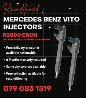 Mercedes Benz Vito Injectors For Sale With Warranty Included