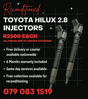 Toyota Hilux 2.8 Injectors For Sale With Warranty Included