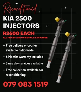 Kia 2500 Injectors For Sale With Warranty Included