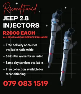 Jeep 2.8 Injectors For Sale With Warranty Included