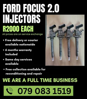Ford Focus 2.0 Injectors For Sale With Warranty