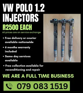 Vw Polo 1.2 Injectors For Sale With Warranty Included
