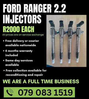 Ford Ranger 2.2 Injectors For Sale With Warranty Included