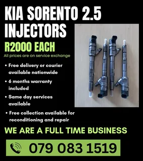 Kia Sorento 2.5 Injectors For Sale With Warranty Included