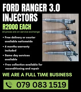 Ford Ranger 3.0 Injectors For Sale With Warranty Included