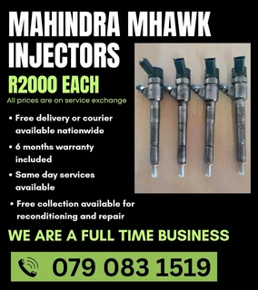 Mahindra Mhawk Injectors For Sale With Warranty Included