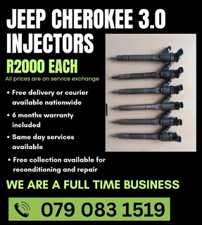 Jeep 3.0 Injectors For Sale With Warranty Included