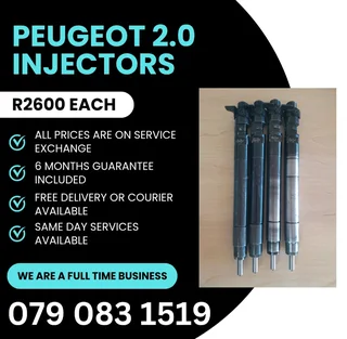 Peugeot 2.0 Injectors For Sale With Warranty Included