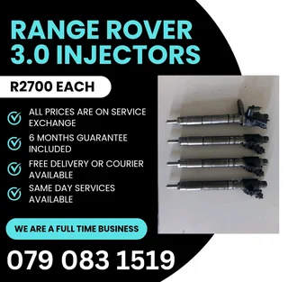 Range Rover 3.0 Injectors For Sale With Warranty Included