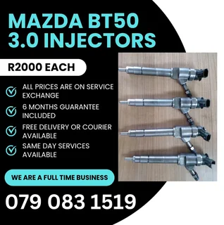 Mazda Bt50 3.0 Injectors For Sale With Warranty