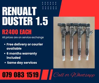 Renault Duster 1.5 Injectors For Sale With Warranty Included