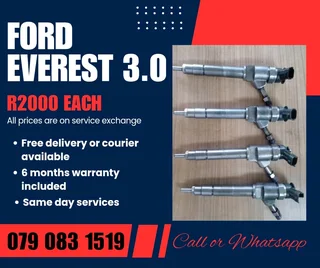 Ford Everest 3.0 Injectors For Sale With Warranty Included