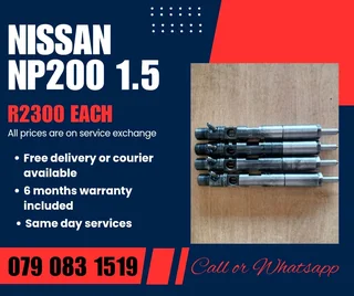 Nissan Np200 1.5 Injectors For Sale With Warranty