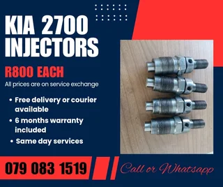 Kia 2700 Injectors For Sale With Warranty Included