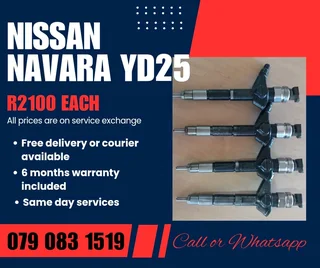 Nissan Navara Yd25 Injectors For Sale With Warranty Included