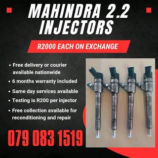 Mahindra 2.2 Injectors For Sale With Warranty Included