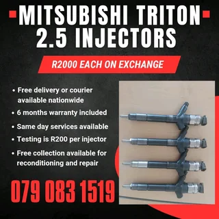 Mitshubishi Triton 2.5 Injectors For Sale With Warranty Included