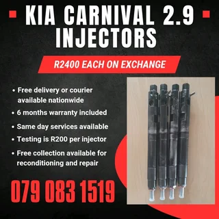 Kia Carnival 2.9 Injectors For Sale With Warranty