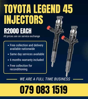 Toyota Legend 45 Injectors For Sale With Warranty