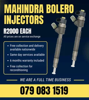 Mahindra Bolero Injectors For Sale With Warranty Included