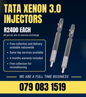 Tata Xenon 3.0 Injectors For Sale With Warranty Included