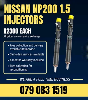 Nissan Np200 1.5 Injectors For Sale With Warranty Included