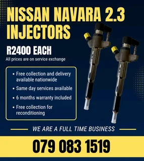 Nissan Navara 2.3 Injectors For Sale With Warranty