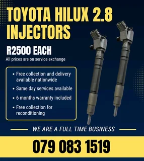 Toyota Hilux 2.8 Injectors For Sale With Warranty Included