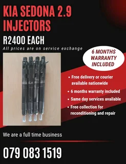 Kia Sorento 2.9 Injectors For Sale With Warranty Included