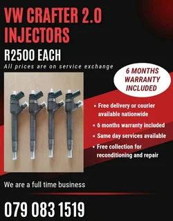 Vw Crafter 2.0 Injectors For Sale With Warranty