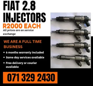 Fiat 2.8 Injectors For Sale With Warranty