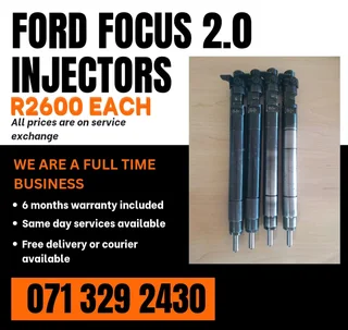 Ford Focus 2.0 Injectors For Sale With Warranty Included