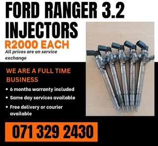 Ford Ranger 3.2 Injectors For Sale With Warranty Included
