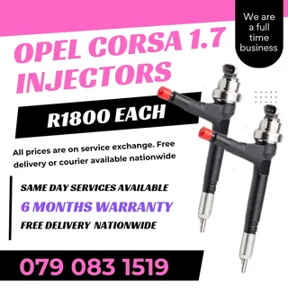 Opel Corsa 1.7 Injectors For Sale With Warranty Included