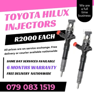 Toyota Hilux Injectors For Sale With Warranty Included
