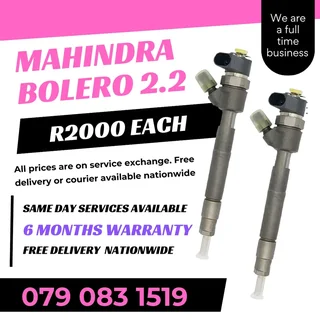 Mahindra Bolero 2.2 Injectors For Sale With Warranty