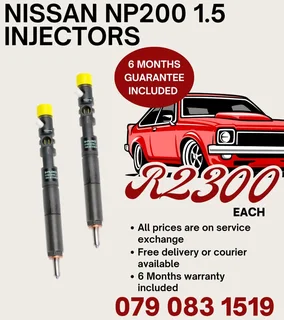Nissan Np200 1.5 Injectors For Sale With Warranty Included