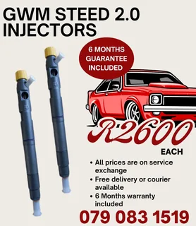 Gwm Steed 2.0 Injectors For Sale With Warranty Included