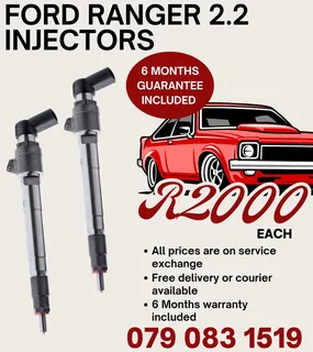 Ford Ranger 2.2 Injectors For Sale With Warranty Included
