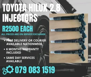 Toyota Hilux 2.8 Injectors For Sale With Warranty Included