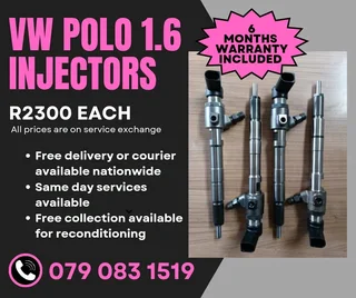 Vw Polo 1.6 Injectors For Sale With Warranty