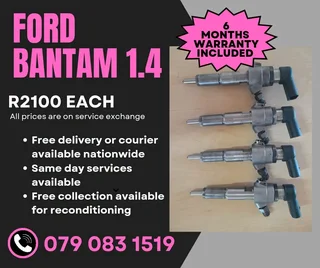 Ford Bamtam 1.4 Injectors For Sale With Warranty